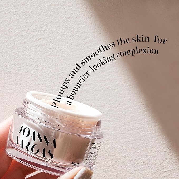 Joanna Vargas Daily Hydrating Face Cream For Women - Face Moisturizer for Radiant Soft Skin - Nourishing Day & Night Cream - Plumps & Smoothes the fine lines for Bouncier-Looking Complexion - 50ml