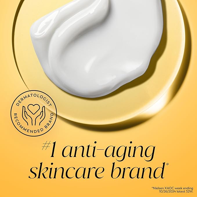 Olay Vitamin C Face Moisturizer, Brightening Cream for Women, Trial Size, Evens Tone, Dark Spot & Hyperpigmentation Reduction, Glowing Skin Care - Niaciniamide, Lactic Acid, 0.5 Oz