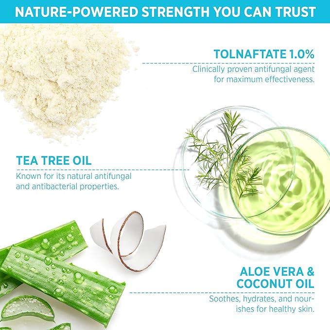 Roycederm Antifungal Tea Tree Oil Soap: Extra Strength Medicated Bar Soap Skin Fungus Treatment for Athlete’s Foot, Jock Itch & Ringworm - Deep Cleansing