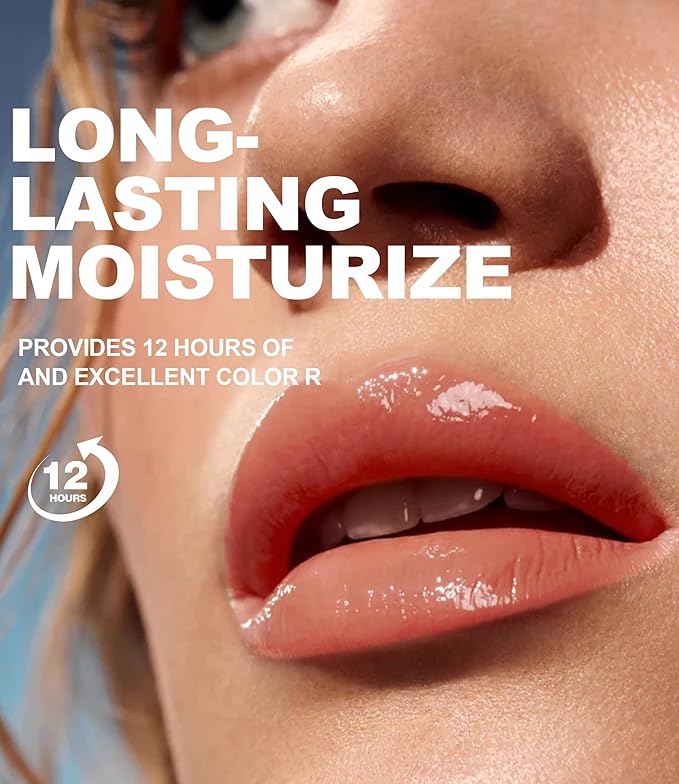 Moisture Lip Tint, Mirror Water Long-Lasting, High Pigmented Long-Lasting,