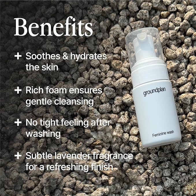 Feminine Wash 1.01 fl oz – Mild pH-Balanced Foam Cleanser for Sensitive Skin, Gentle Botanical Formula, Daily Use, Fragrance-Free