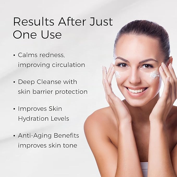 Bioactive Facial Cleanser Treatment for Normal to Dry Skin - Non-Foaming Face Wash Provides a Gentle Deep Clean (4.5 fl oz)