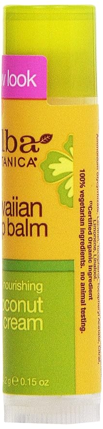 Alba Botanica Coconut Cream Lip Balm,