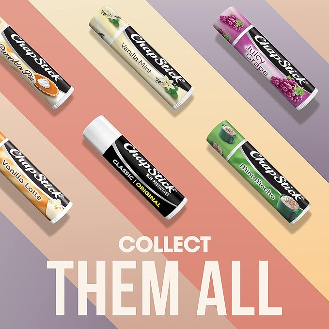 ChapStick Classic Original Lip Balm Tubes,