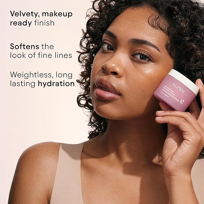 ALPYN Melt Moisturizer | Weightless Brightening and Plumping Hydration with a Velvety, Makeup-Ready Finish | 1.7 oz / 50 ml