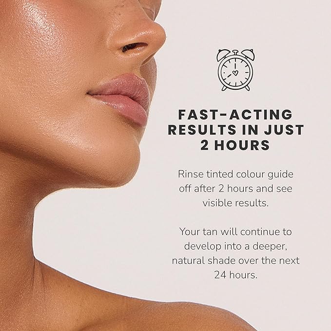 Loving Tan NEW 2 Hr Express Face Tanning Serum, Dark - Hydrating, Natural-Looking Glow Sunless Self Tanner, Dermatologist Tested, Lightweight, Naturally Derived DHA, Vegan & Cruelty-Free - 1 fl oz