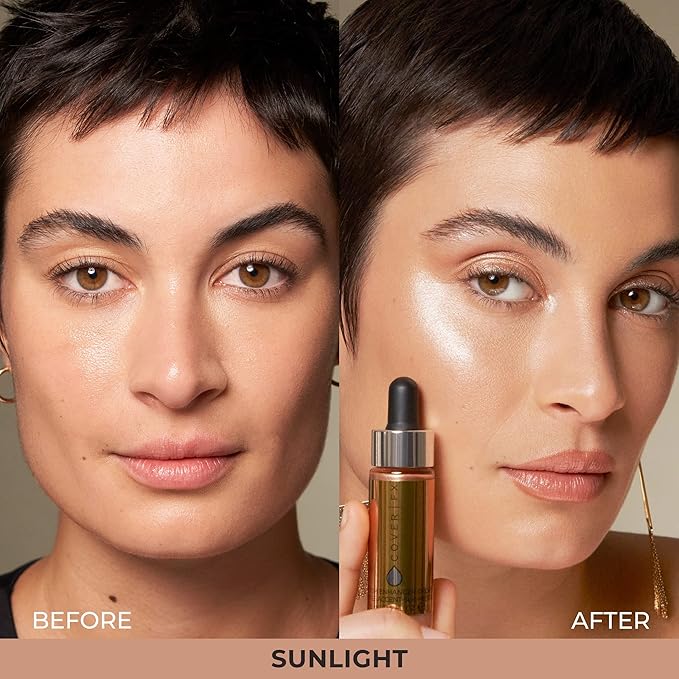 COVER FX Custom Enhancer Drops - Sunlight: Classic Liquid Highlighter 15mL