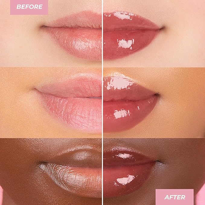 MCoBeauty Lip Plump 4-in-1 Hydrating Lacquer, Emily Nude Lip