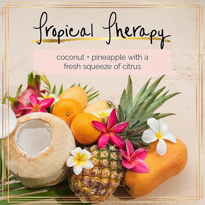 Nakery SkinRestore Hydrating Face & Body Wash with Hyaluronic Acid - Body Wash for Sensitive Skin - Foaming Face Wash & Oil Cleanser for Women 350ml - Sulfate Free & Cruelty Free - Tropical Threrapy