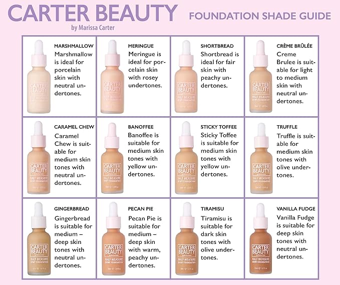 Carter Beauty By Marissa Carter Half Measure Dewy Meringue, 1. 01 oz