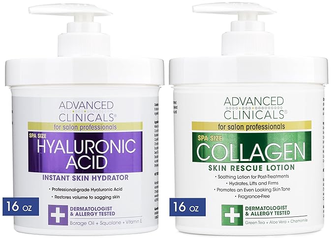 Advanced Clinicals Hyaluronic Acid Body Lotion Firming