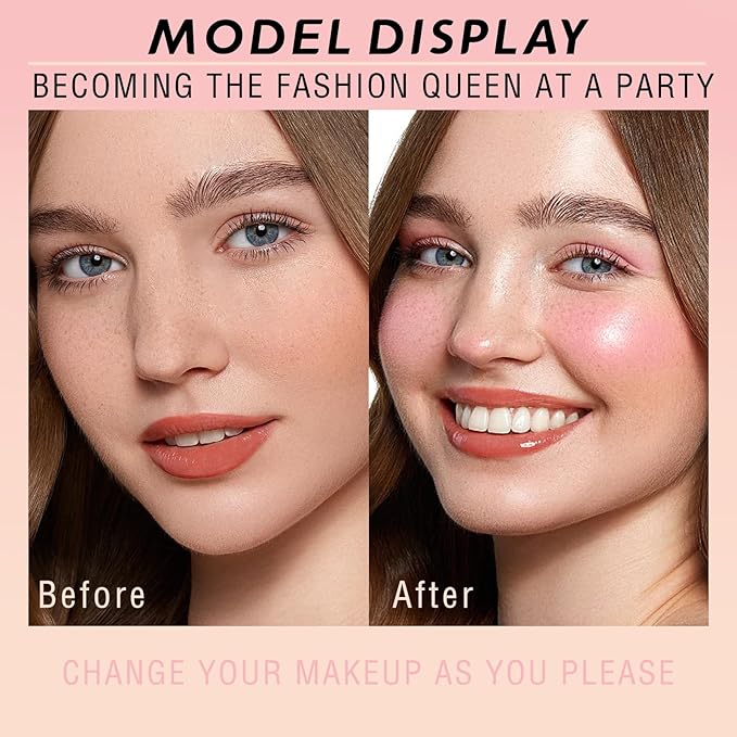 16 Colors Blush Contour Highlighter Makeup Palette, All-in-One