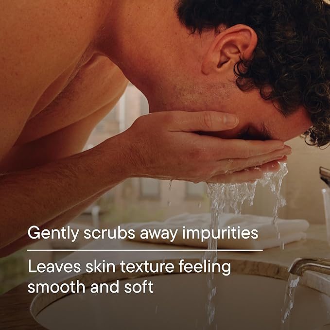 Harry's Exfoliating Face Wash for Men, Gentle Facial Skin Care Products with Volcanic Rock Exfoliant, 7.1 Fl. Oz, Home and Trial and Travel Bundle