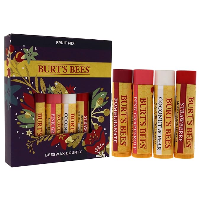 Burt’s Bees Holiday Gift, 4 Lip Stocking