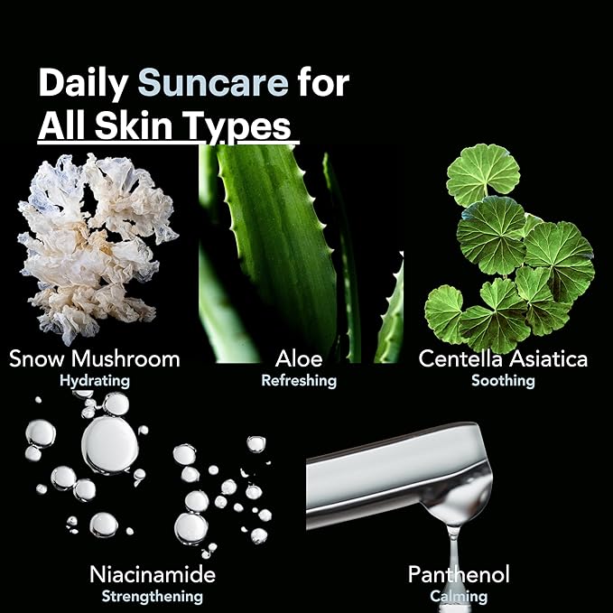 by Knours Ultra-Light Invisible Sunscreen Broad Spectrum SPF 50, Moisturizing for All Skin Types, Korean Innovation, 50ml/1.69 fl. oz.