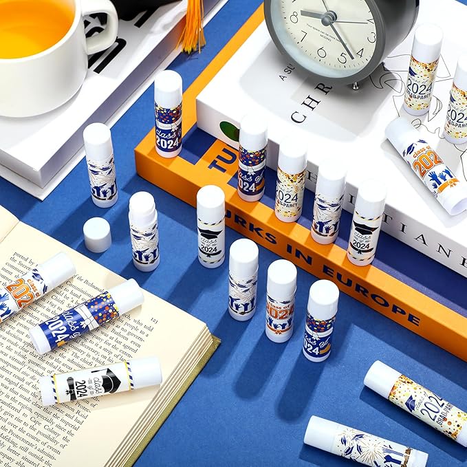 Dunzy 50 Pcs Graduation Party Lip Moisturizing