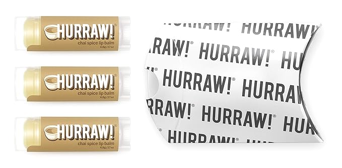 Hurraw! Chai Spice Lip Balm, 3