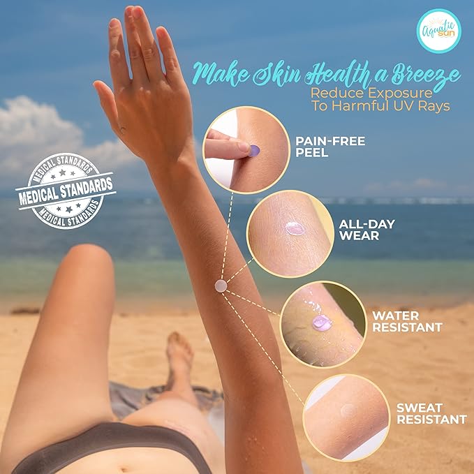 UV Stickers for Sunscreen Reapplication to