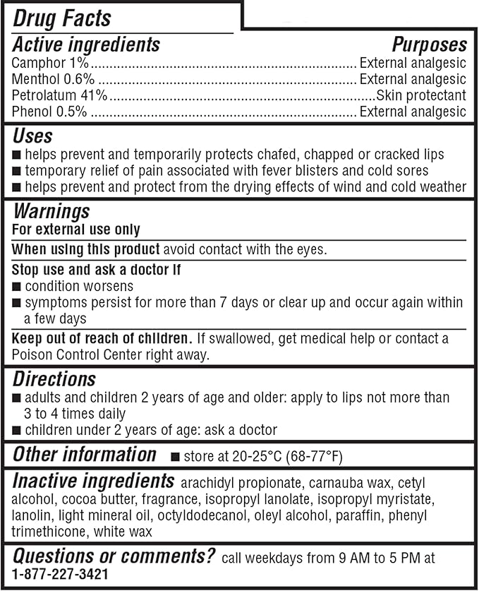 ChapStick Classic Medicated Lip Balm Tubes,
