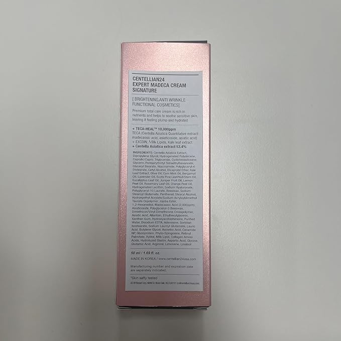CENTELLIAN 24 Expert Cream (Signature, 1.69fl oz) - Premium Age-Defying Moisturizer for Wrinkles, Aging, Sensitive Skin. Korean Skin Care. Centella Asiatica, TECA, Gotu Kola