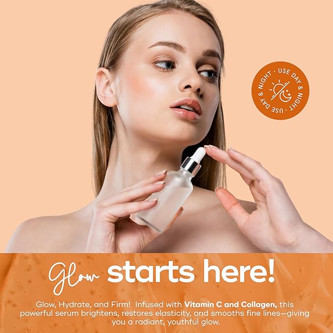 WZ Advanced Brightening Facial Serum with Vitamin C and Collagen