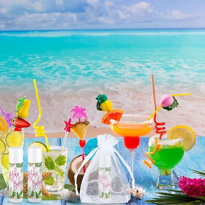 Demissle 50 Pcs Baby Shower Lip (Tropical)