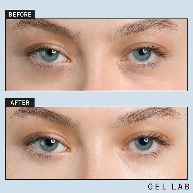 REGLOW Hyaluronic Acid & Caffeine Korean Skincare Eye Patches for Puffy Eyes, Dark Circles, and Wrinkles - Hydrating Under Eye Mask - 60 Gel Patches