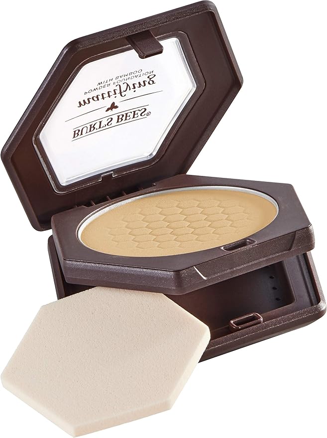 Burts Bees 100% Natural Mattifying Powder Foundation, Sand of 2)