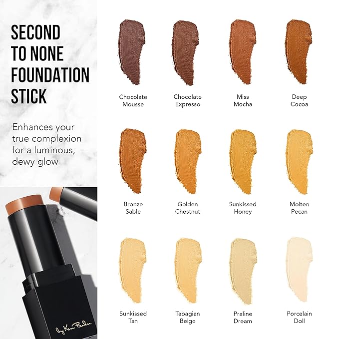 Glamazon Second to None Foundation Stick, Porcelain Doll, Natural Finish