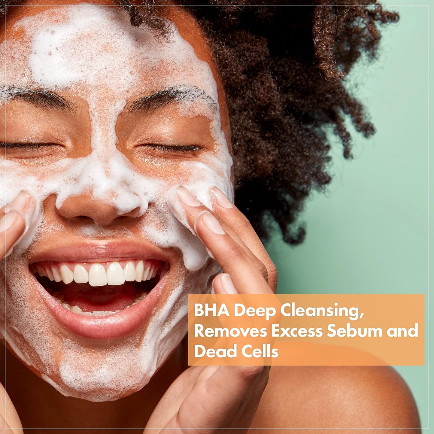 NATUREONE BHA Acne Foam Cleansing, Acne Face Wash, Salicylic Acid for Acne Prone Skin, Exfoliator, Sebum, Blackhead Remover and Dead Cells, Foaming Pore Cleanser, Korean Skincare, 100ml, 3.38 fl.oz.