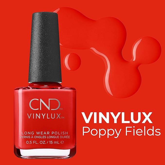 CND Vinylux Longwear Red Nail Polish, Gel-like Shine Longwear