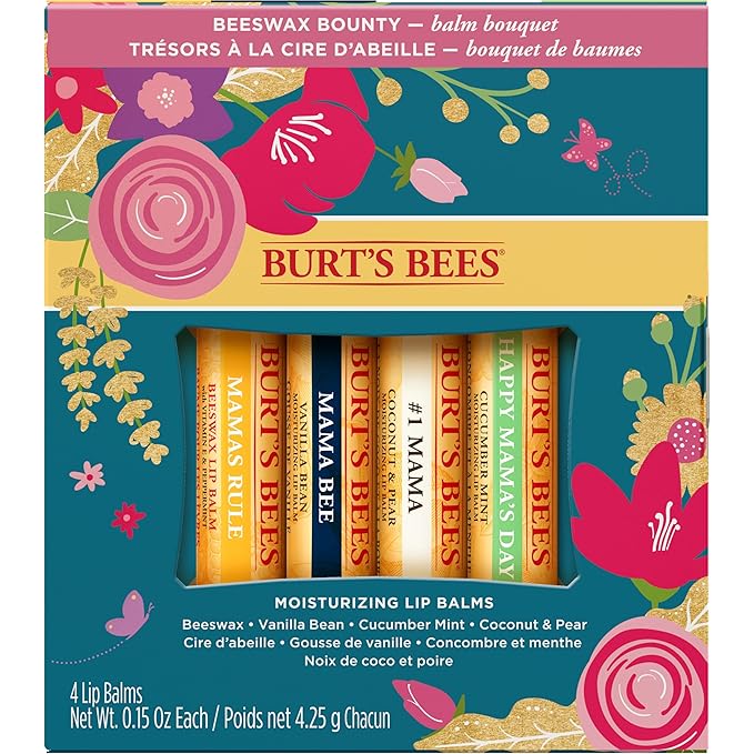 Burt's Bees Gifts, 4 Lip Balm Spring