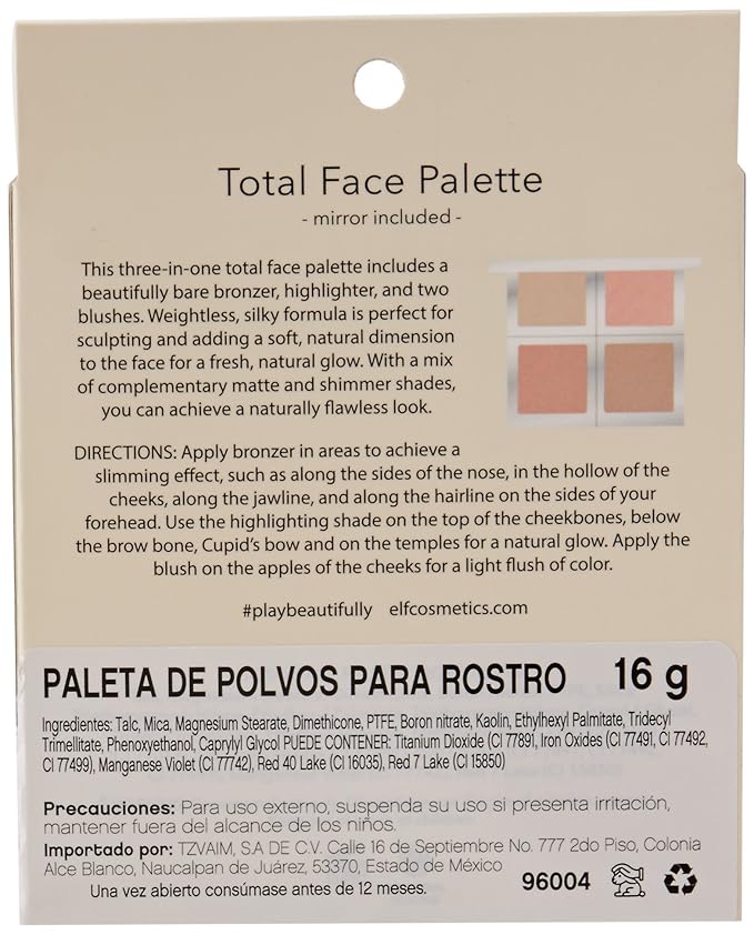 Elf 96004 Bb Total Face P Size .56 56oz