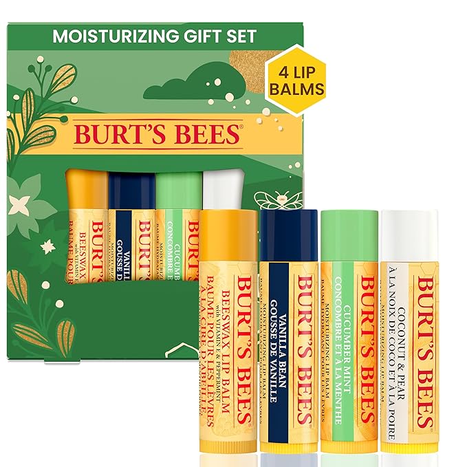 Burt's Bees Holiday Gift, 4 Lip Vanilla,