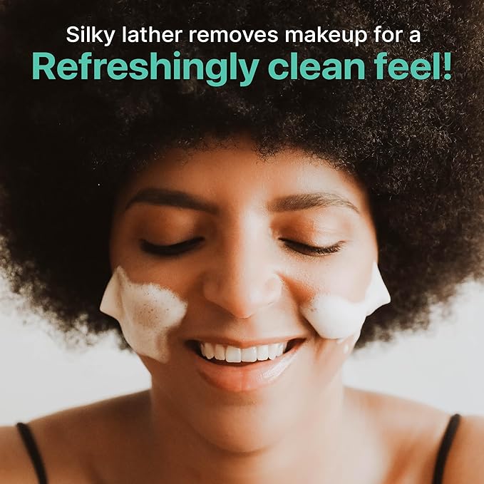 Beauty by Earth Foaming Face Wash Cleanser – Gentle, Non-Toxic Daily Facial Wash for Sensitive & Oily Skin, Natural & Organic Ingredients, Made in USA