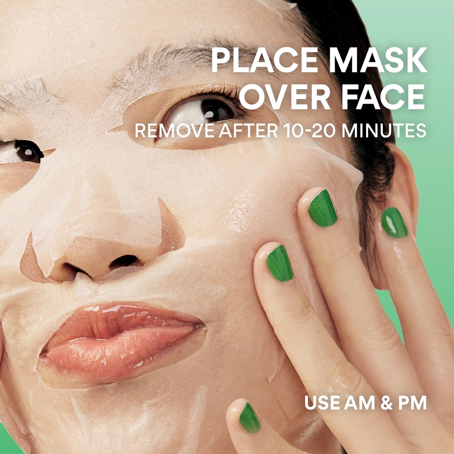 innisfree Aloe Energy Mask, Korean Sheet Mask with Hydrating Serum for Soothing, Brightening, and Glowing Skin Care Routine