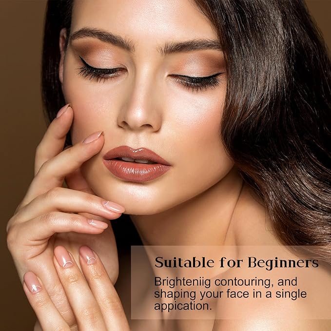 Boobeen 2 in 1 Contour Makeup Palette Highlighter