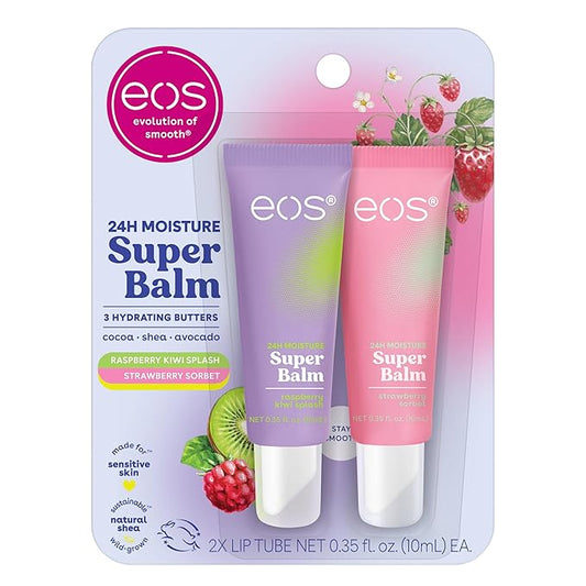 eos 24H Moisture Super Balm- Raspberry
