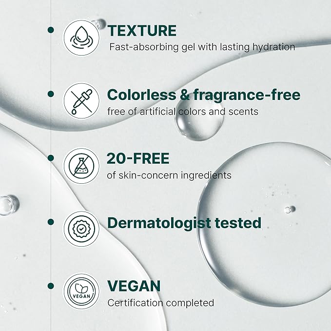 9 Serum for Calming, Hydrating, and Barrier-Strengthening with Mugwort Extract for Sensitive Skin - Redness-Reducing, Glowing, Deep Moisturizing - Korean Skin Care (50ml / 1.69 fl oz)