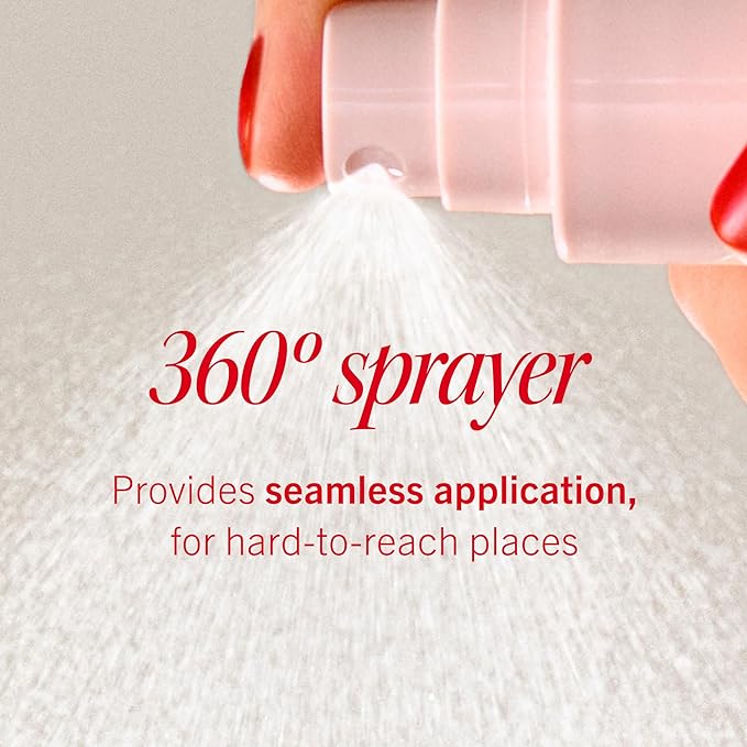 First Aid Beauty Body Acne Spray - Maximum Strength Body Acne Treatment With 360-Degree Sprayer - 2% Salicylic Acid Formula, (3.0 oz)