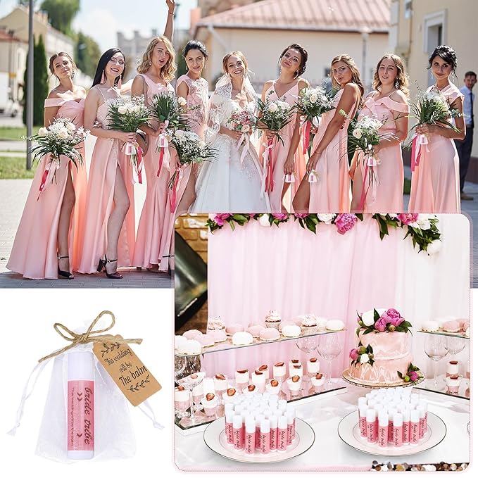 50 Set Bridal Shower Lip Balm Supplies