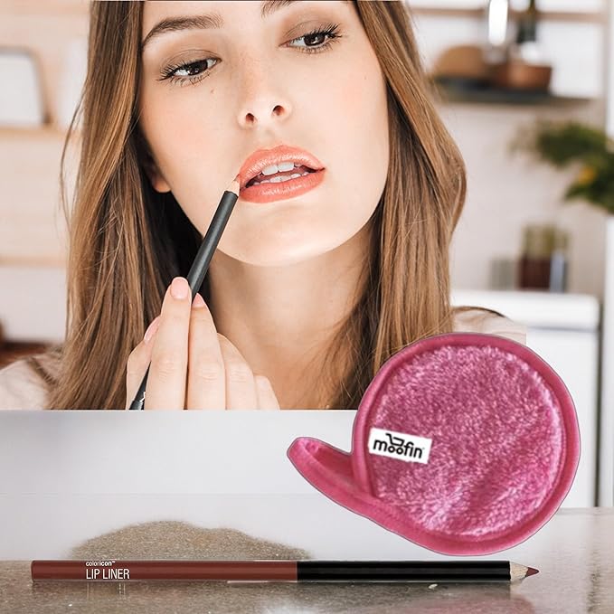 Color Ico Lip Lier Pecil, Budled With Makeup Cleasig