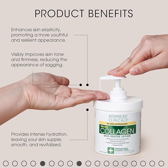 Advanced Clinicals Hyaluronic Acid Body Lotion Firming