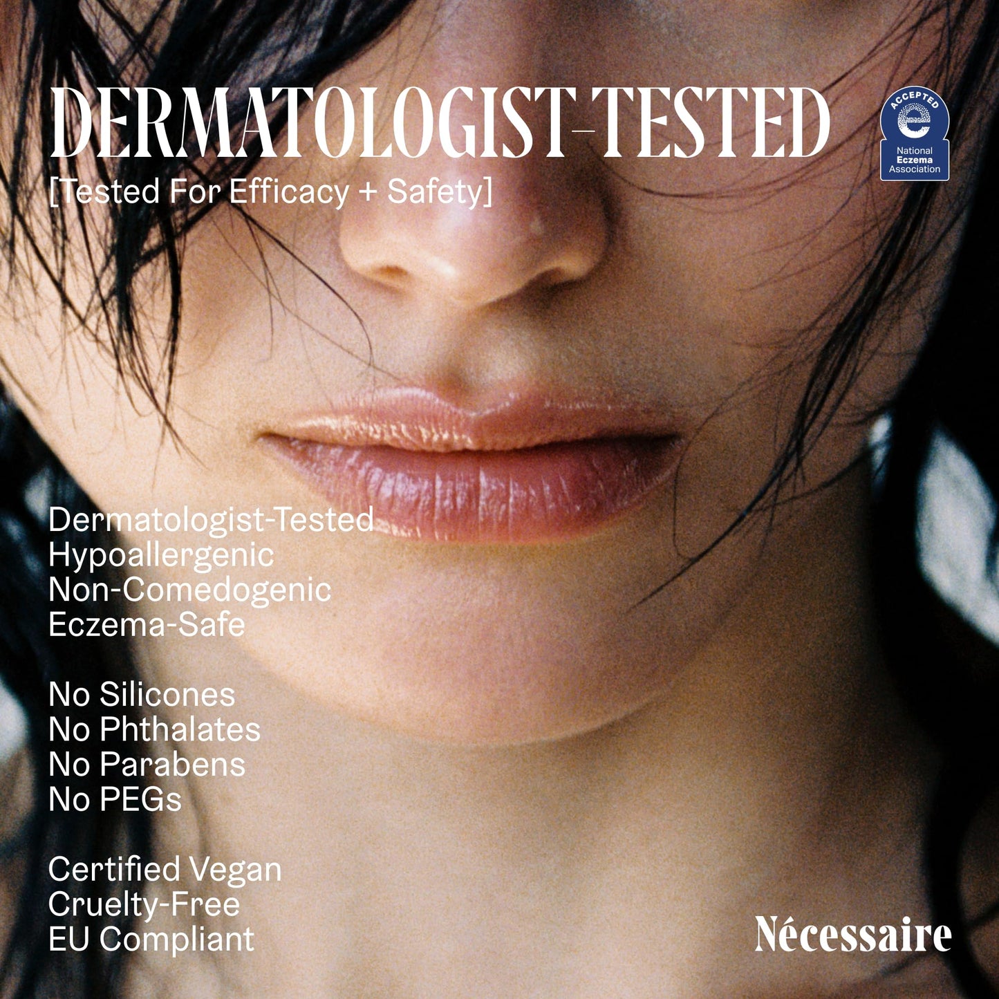 Nécessaire The Lip Balm | Hydrating Lip Balm for Women and Men, Clear, Mint, Multi-Ceramide, Treatment Balm | Instant Relief for Dry, Chapped Lips | Cooling Hypoallergenic Tip | Non-Sticky (0.5 fl oz)