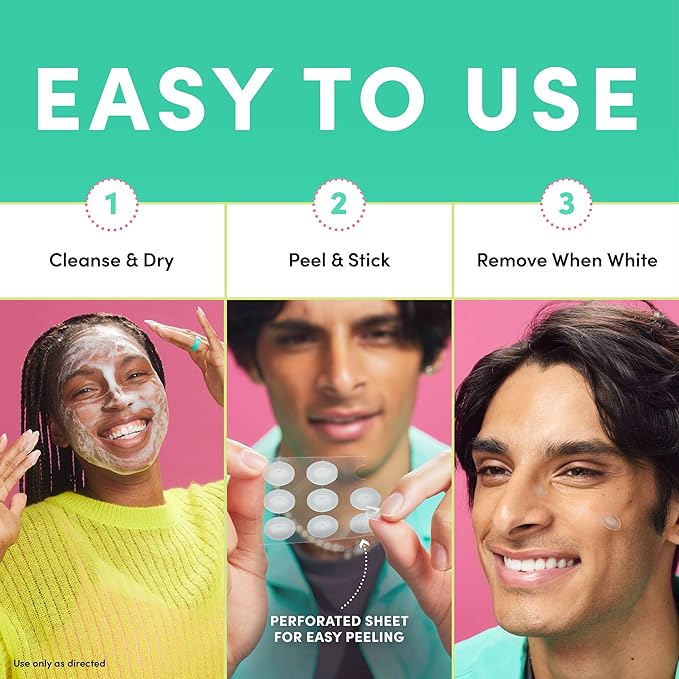 Dots for Spots Pimple Patches with Microdarts - Includes Active Ingredients Niacinamide, Hyaluronic Acid & Salicylic Acid for Maximum Effectiveness - Reduces Redness and Dark Spots (9 count)