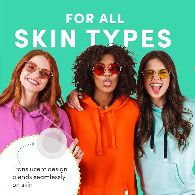 Dots for Spots Pimple Patches For Face - Fast Acting, Translucent Hydrocolloid Zit Patches that Unclog Pores - Korean Skincare - Vegan, Cruelty Free - (24 count)