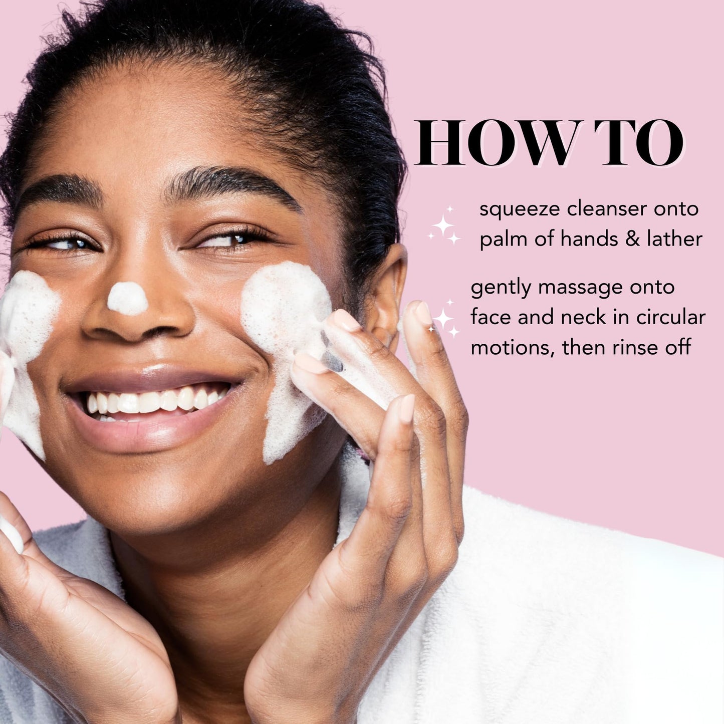 Saturday Skin Face Cleanser Hydrating Foam Cleanser Natural ingredients Anti-aging | Makeup Remover and Face Wash | Fragrance Free Ideal for Sensitive, Dry Skin Korean Skincare