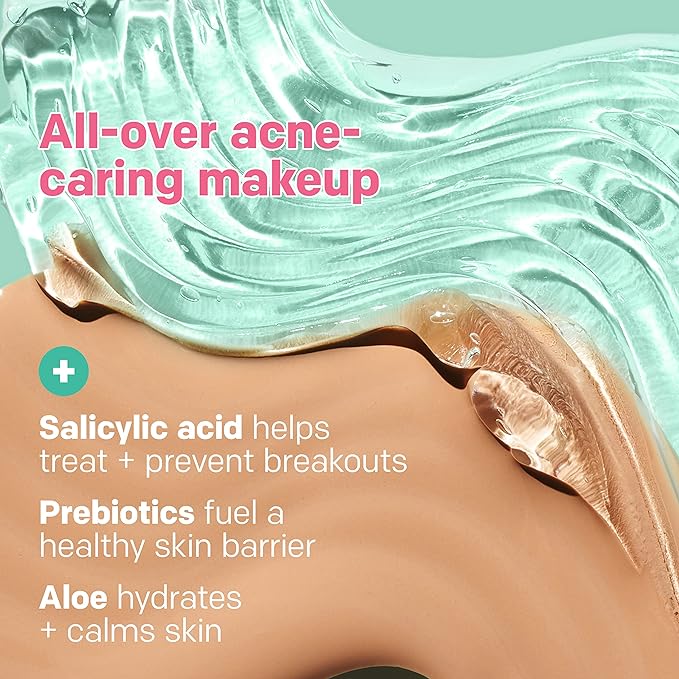 Almay Clear Complexion Acne Foundation Makeup with Salicylic of 2)