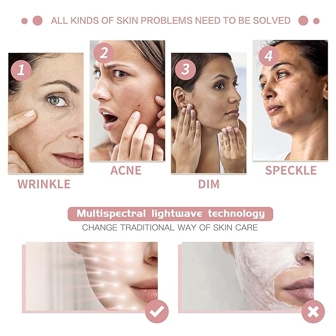 HXDZFX LED FACIAL LIGHT THERAPY MASK(HK207)