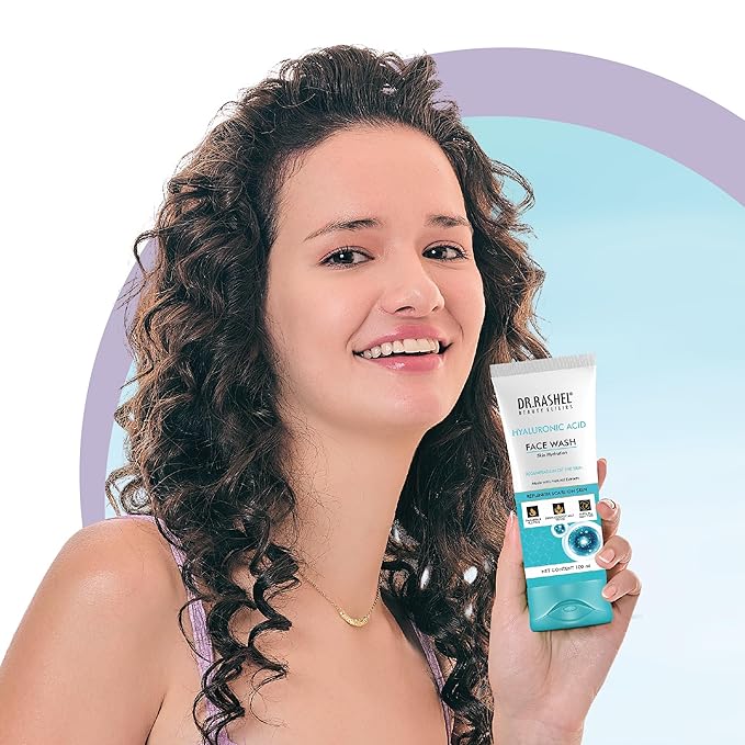 Hyaluronic Acid Face Wash For Men & Women Concentrate For Deep Cleansing & Clove Purifying Face Wash With Natural Ingredients Suitable For All Skin Oily To Normal - 100 ml /3.38 Fl Oz